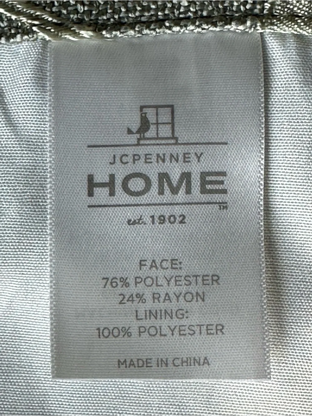 2 JCPenney Sage Green Leaf Back Tab Curtain Sheen Size 84”X49” Lined